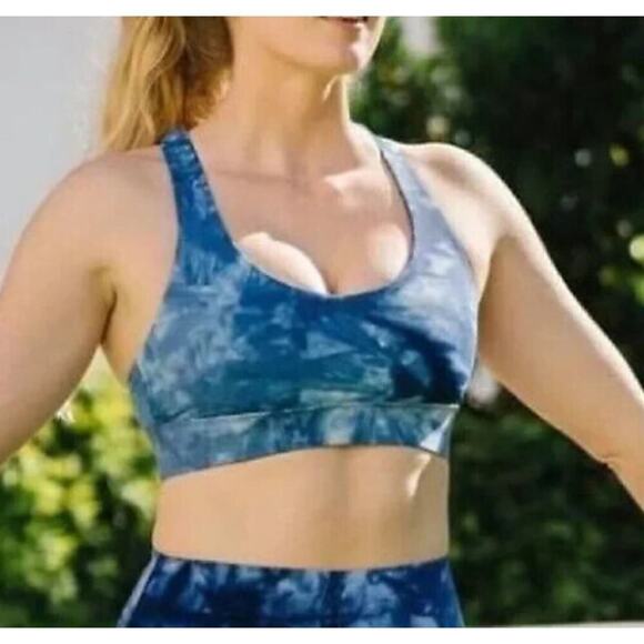 Zyia Active Light and Tight Hendrix Sports Bra Strappy Blue XXXL 3X - Picture 1 of 5